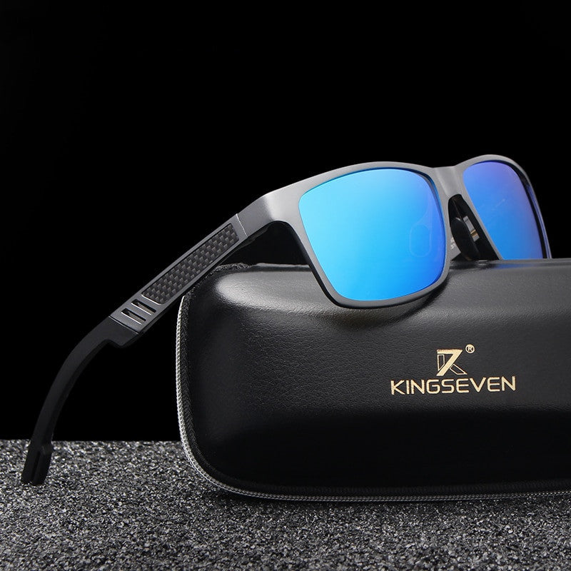 KINGSEVEN Men Polarized Sunglasses Aluminum Magnesium Sun Glasses