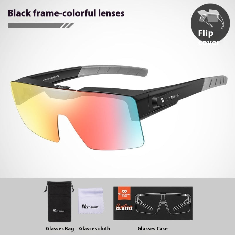 Bicycle Glasses Colorful Color Flip Color Changing Glasses